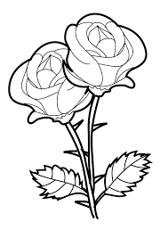 Free coloring pages sheets of roses 007. Flower Coloring Pages Printable Flower Coloring Pages Rose Coloring Pages Heart Coloring Pages