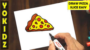 Thats all for this one, i hope you liked my pizza drawing. How To Draw A Pizza Slice Easy Youtube