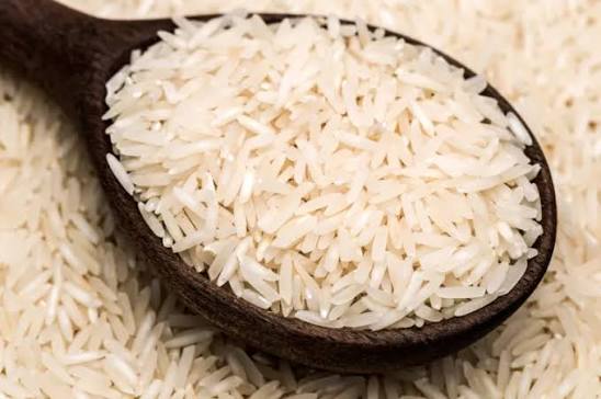 IR-36 rice grains ready for export