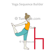 Dancer Pose With Chair Yoga Natarajasana With Chair Yoga Sequences Benefits Variations And Sanskrit Pronunciation Tummee Com