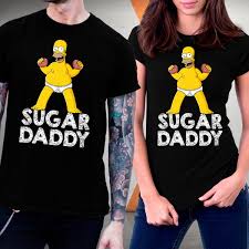 Sugar baby (plural sugar babies). Camiseta Homer Simpson Sugar Daddy Blusa Sugar Baby No Elo7 X Force The Anti Fashion Store A444f3