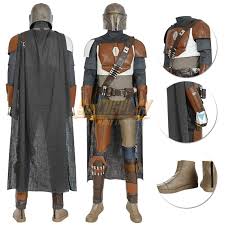 The costume presented challenges for the actors portraying the mandalorian, and the physicality of the character is very important for the performance because small gestures appear much more exaggerated when the costume is worn. The Mandalorian Cosplay Costumes Star Wars Cosplay Suit Ver 3