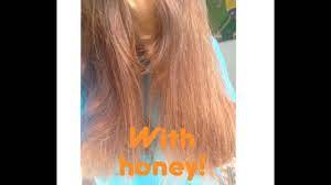 The method assists to lighten the hair color as long as. How To Lighten Your Hair With Naturally With Honey Youtube