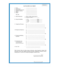 5 contoh surat lamaran kerja desain menarik file doc word. Contoh Surat Riwayat Hidup Pdf Nusagates