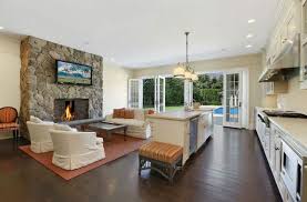 Pin By Rachel Habuda On For The Home Living Room Kitchen Combo Ideas Kitchen Dining Room Combo Kitchen Living