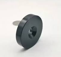 Black epoxy coated disc neodymium magnets countersunk magnet ...