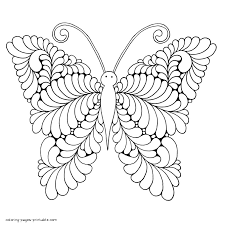 Butterfly coloring pages are fun to color, and can teach your child about the life cycle and other science concepts. Unusual Butterfly Adult Coloring Pages Coloring Pages Printable Com