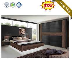 Maybe you would like to learn more about one of these? China Dark Color Wooden Bed Frames Double Bed Set Designs With Bedside Table China Bedroom Furniture Wooden Furniture