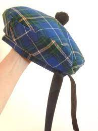 Scottish Beret Tam Vintage Nova Scotia Tartan Scottish Clothing Scottish Plaid Plaid Hats