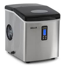 Della 048 Gm 48292 Electric Ice Maker Machine Counter Top Timer Clock Function 3 Cube Sizes 35lb Portable Ice Maker Ice Maker Outdoor Kitchen Appliances