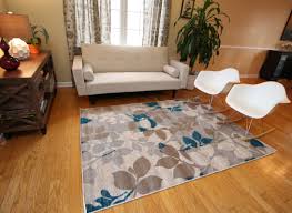 Generations New Contemporary Flowers Beige Navy Coral Blue Grey Modern Area Rugs 8037 Walmart Com Walmart Com