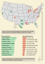 Graphic Best And Worst Cities For Jobs Job Marketing Trends City