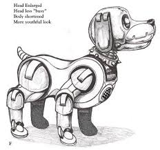 Black And White Cartoon Robot Head Dog Character Design Hound Labrador Dog Character Design Dog Character Design Scary Dogcharacterdesign Robots Drawing Robot Illustration Robot Concept Art