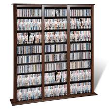 Spinning tower cd & dvd media storage Home Garden Prepac 53 2 Sided Spinning Media Storage Tower In Espresso Cd Dvd Blu Ray Discs Storage