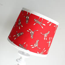 Shop wayfair for the best monkey nursery. Red And White Sock Monkey Nursery Lamp Shade Lamps Evertribehq Handmade Products