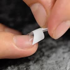 Half Cover French Acrylic False Nail Tips Square Medium Pure White