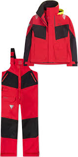 2019 Musto Womens Br2 Coastal Jacket Swjk015 Trouser Swtr010 Combi Set Red