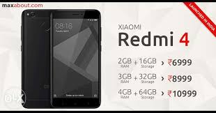 Image result for compare phones redmi 4 2gb 3gb and 4gb