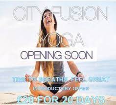 We hope you find classes you will enjoy and be inspired by, and we look forward to welcoming you to merchant city yoga! City Fusion Yoga 22 Montrose Street Glasgow
