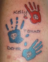 Baby handprint tattoo free handprint download, handprint free download my husband has our daughter's name and birthday tattooed on him. 18 Baby Tattoo Images Pictures And Design Ideas