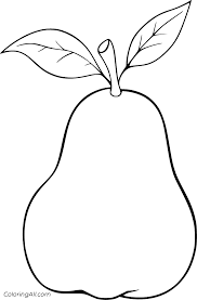 21 Free Printable Pear Coloring Pages In Vector Format Easy To Print From Any Device And Automatically In 2020 Fruit Coloring Pages Coloring Pages Easy Coloring Pages