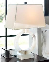 The proportion of the tall lamp is elegant and simple. Madison Alabaster Table Lamp Williams Sonoma