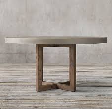 Heston Round Dining Table Rustic Table For Under 2000 An Idea Table A Manger En Beton Decor De Table A Manger Table Basse Design