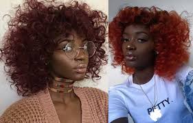 It is an intense color to dye on your hair and has that gorgeous hue that nicely highlights the beauty of dark skin. Dark Skin Black Girl With Red Hair Novocom Top
