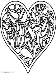 The set includes facts about parachutes, the statue of liberty, and more. 55 Heart Coloring Pages Free Printable Pictures Of Hearts