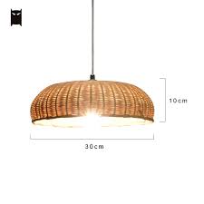 This pendant light adds elegance no matter where it's placed in your home. Delicate Small Art Space Bamboo Wicker Rattan Pendant Light Fixture Zen Modern Minimalist Style Hanging Ceiling Lamp Tea Room Big Discount Ba353 Cicig