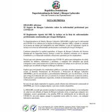 Además, esto incluye un riesgo extra para aquellos. Repost Superintendencia De Salud Y Riesgos Laborales Sisalril El Seguro De Riesgos Laborales Cubre La Enfermedad Profesional Por Covid 19 El Reglamento Vigente Del Srl La Incluye En La Lista De Enfermedades Profesionales
