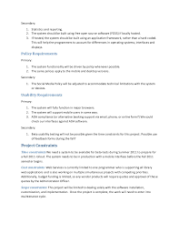 Sample Project Requirements Document Library Blog