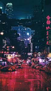 Seoul, south korea, cyberpunk, urban, city, aesthetics, neon. Anime Aesthetic City Wallpapers Wallpaper Cave