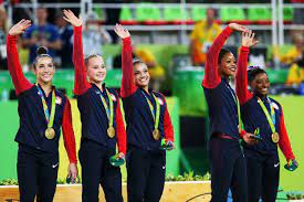 Gymnastics evolved from exercises used by the ancient greeks that included skills for mounting and dismounting a horse, and fr. Rio 2016 The U S Women S Gymnastics Team Is As Good As Gold Wsj