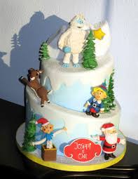 Birthday cakes are often layer cakes with frosting served with small lit candles on top representing the celebrant's age. Birthday Cakes Rudolph The Red Nose Reindeer Themed Birthday Party For Very Special Little Bo Reindeer Cakes Christmas Birthday Cake Boys First Birthday Cake
