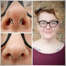 Another Fresh Septum Piercing With Implant Grade Titanium Jewelry From Anatometalinc App Appmember Facial Piercings Septum Piercing Cute Nose Piercings