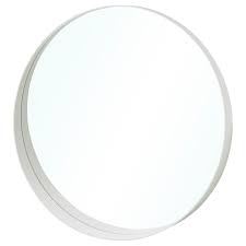 A cleverly positioned mirror can make any room seem bigger and brighter. Rotsund White Mirror Ikea