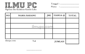 Maybe you would like to learn more about one of these? Cara Membuat Nota Belanja Dengan Photoshop