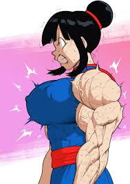 Rule 34 - Angry Biceps Chichi Dragon Ball Extreme Muscles Hyper Muscles  Kimono Muscle Muscle Growth Muscles Muscular Muscular Female Pokkuti Veins  | 8859942