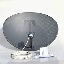 Generally, satellite kits include the satellite dish, mast, receiver, cables, and all necessary satellite dishes are often installed on a roof, a balcony, or the side of a home. Ssl Satellites 80cm Zone 2 Freesat Hdr Satellite Dish Diy Self Installation Kit Latest Dish With Quad Lnb 10 Meter Rg6 White Coax Cable All Necessary Brackets Bolts And Satellite Finder Amazon Co Uk Electronics Photo