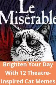 Brighten Your Day With 12 Theatre Inspired Cat Memes Theatre Nerds Cat Memes Theatre Nerds Grumpy Cat Humor