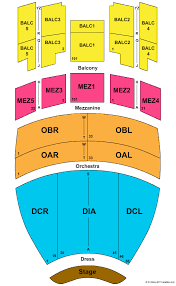 Gaillard Auditorium Seating Chart