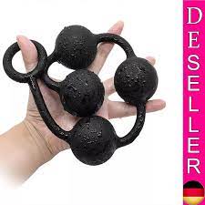 SML Analkette Analkugeln Anal Beads 🔥 Plug Schwarz Analperlen Sex Toy 🔥  | eBay
