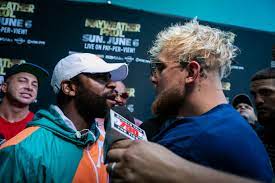 Jake paul and floyd mayweather's entourage brawled at a press conference on thursday ahead of the former pro boxer's june 6 exhibition involving the youtube star's brother, logan paul. Dxitmbggulg6mm