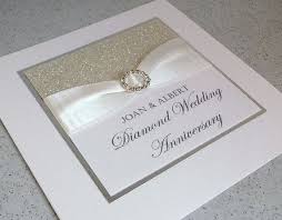 10 Diamond 60th Wedding Anniversary Invitations Modern Designer Diamond Wedding Anniversary Cards Wedding Anniversary Cards Wedding Anniversary Invitations