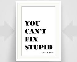 You can't fix stupid famous quotes & sayings: You Cant Fix Stupid Quotes Quotesgram