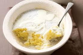 Microwave Lemon Delicious Pudding Recipe Microwave Dessert Mug Recipes Food
