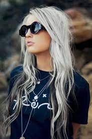 Grayish White And Black Hair Colors Ideas Hair Styles Hair Inspiration Silver Hair Color