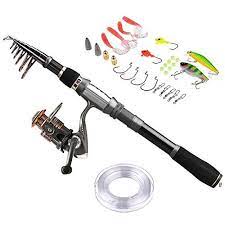Plusinno Spinning Fishing Pole Rod And Reel Combo With Fi Https Www Amazon Com Dp B0728h9bmf Ref Cm Sw R P Telescopic Fishing Rod Fishing Pole Fishing Rod