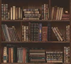Tons of awesome shelves wallpapers to download for free. Library Book Bookshelves Antique Bookcase Self Adhesive Peel Stick Wallpaper Vbs1401 3 2 X 9 8 Amazon In Home Improvement